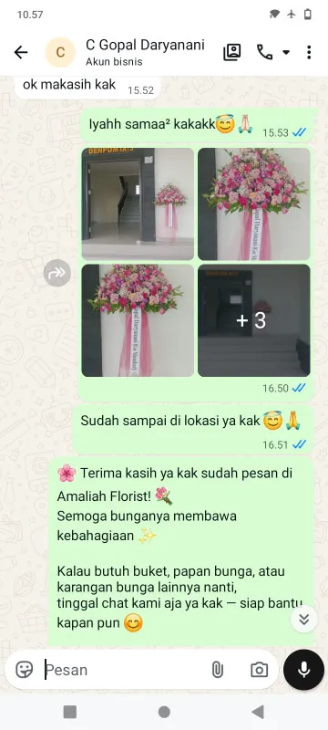 Pengiriman Karangan Bunga Pubayasa Pangkah